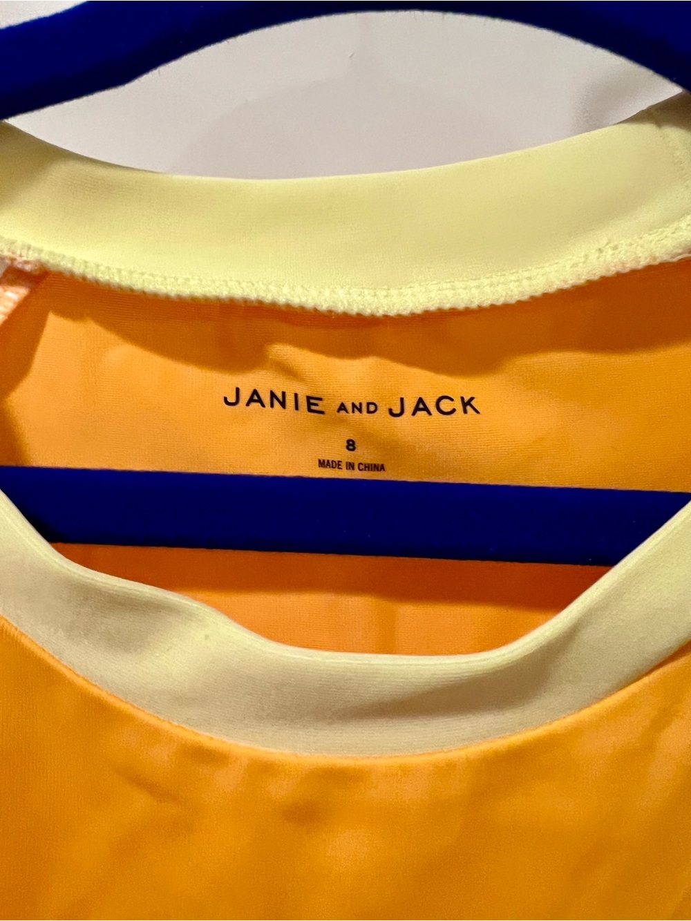 Golden Yellow and White Raglan Rash Guard - Picture 3 of 4